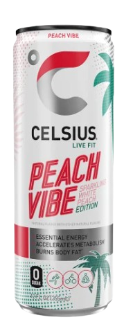 Celsius Peach Vibe Energy Drink